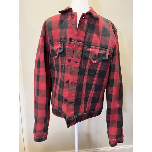 Men’s Buffalo Plaid Jacket Size XSmall Denim & Supply Ralph Lauren - Picture 1 of 6